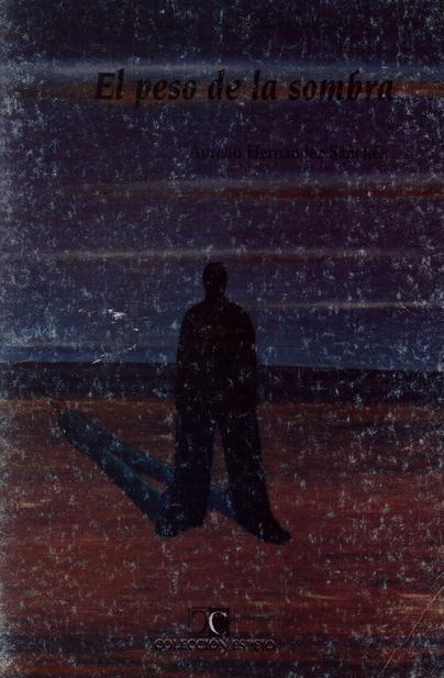 El peso de la sombra, cubierta del libro de poemas de Aurelio Hernández. 397.jpg